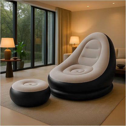 Inflatable Lounge Chair with Air Pump