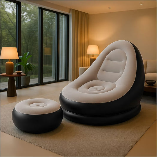 Inflatable Lounge Chair with Air Pump