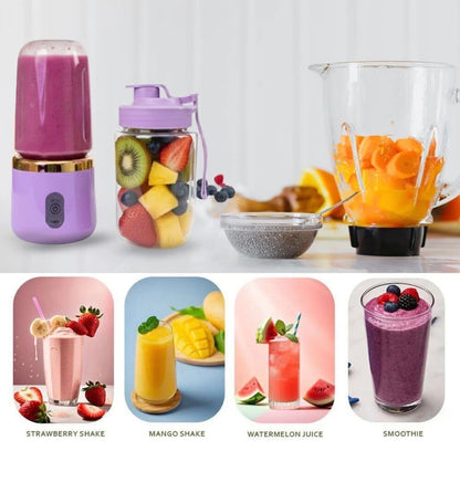 Portable USB Rechargeable Juicer Blender Bottle