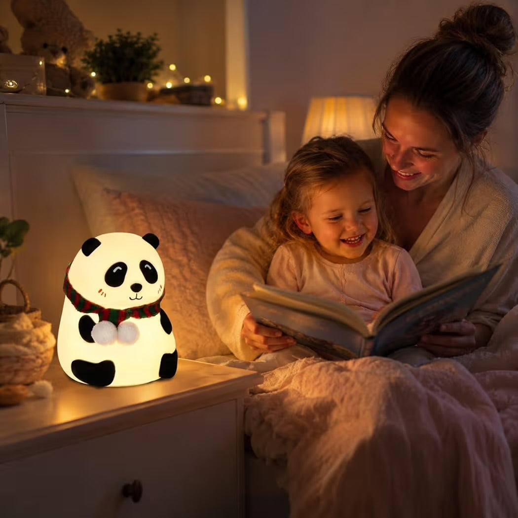 Rechargeable Silicone Panda Night Light