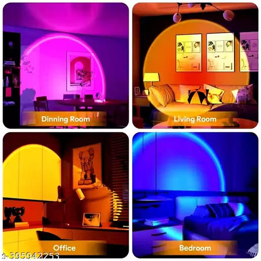 Sunset Lamp Projection,
