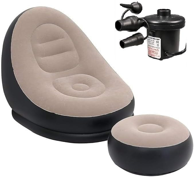 Inflatable Lounge Chair with Air Pump