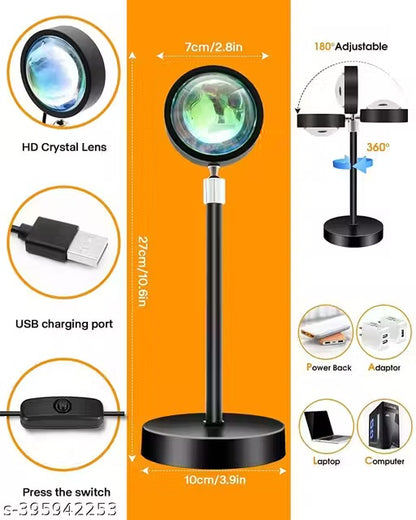 Sunset Lamp Projection,