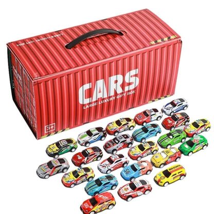 Toy Cars for Kids, 48 Pull Back Race Cars Toys, Container Storage Box,